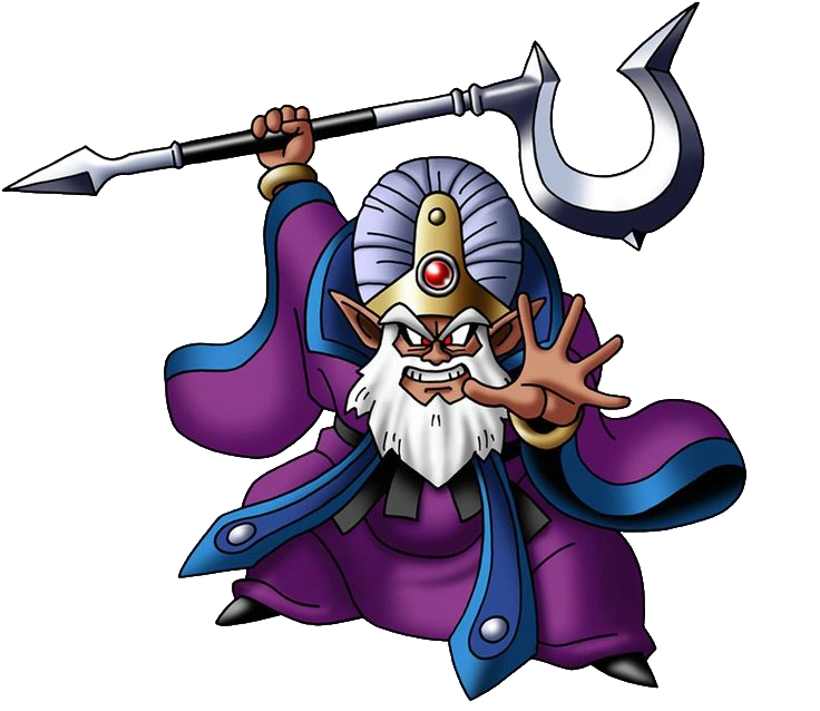 Photo of the Sorcerer enemy from Dragon Quest VI